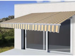 MCW Markisen|Alu-Markise E49 2,5x2m Polyester Gestreift