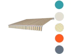 MCW Markisen|Alu-Markise E49 2,5x2m Polyester Gestreift