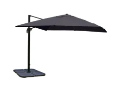 MCW Sonnenschirme|Ampelschirm A96 3,5x3,5m Alu mit Ständer Drehbar