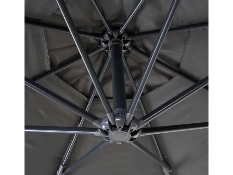 Ampelschirm Terni Ø 3m Neigbar mit Ständer*MCW
