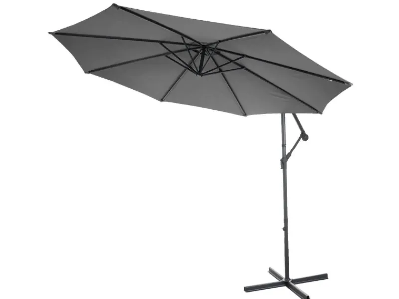 Ampelschirm Terni Ø 3m Neigbar mit Ständer*MCW