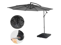 Ampelschirm Terni Ø 3m Neigbar mit Ständer*MCW