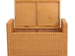 MCW Outdoor-Spielzeug|Sitzkissen|Aufbewahrungstruhe Genua Rattan Honigfarben