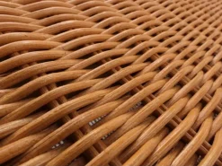 MCW Outdoor-Spielzeug|Sitzkissen|Aufbewahrungstruhe Genua Rattan Honigfarben