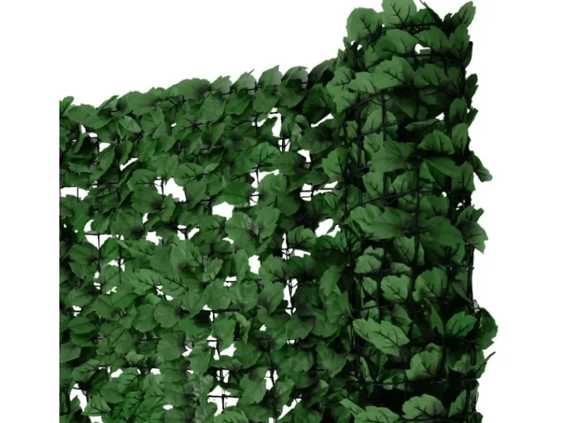 MCW Balkonsichtschutz|Balkonsichtschutz N77 500x100cm Blatt - 500x100cm Blatt Dunkel