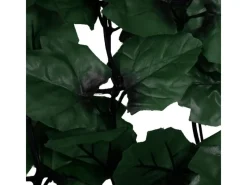 MCW Balkonsichtschutz|Balkonsichtschutz N77 500x100cm Blatt - 500x100cm Blatt Dunkel