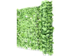 MCW Balkonsichtschutz|Balkonsichtschutz N77 300x100cm Blatt - 300x100cm Blatt Hell