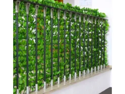 MCW Balkonsichtschutz|Balkonsichtschutz N77 300x100cm Blatt - 300x100cm Blatt Hell