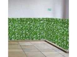 MCW Balkonsichtschutz|Balkonsichtschutz N77 300x100cm Blatt - 300x100cm Blatt Hell