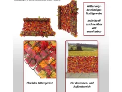 MCW Balkonsichtschutz|Balkonsichtschutz N77 300x100cm Tanne - 300x100cm Tanne Dunkel