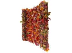 Balkonsichtschutz N77 500x100cm Blatt - 500x100cm Ahorn -gelb*MCW Hot