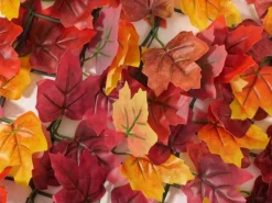 Balkonsichtschutz N77 500x100cm Blatt - 500x100cm Ahorn -gelb*MCW Hot