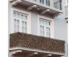 MCW Balkonsichtschutz|Balkonsichtschutz N77 500x100cm Blatt - 500x100cm Ahorn