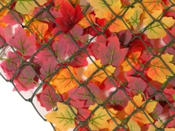 MCW Balkonsichtschutz|Balkonsichtschutz N77 300x150cm Blatt - 300x150cm Ahorn -gelb