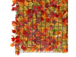 MCW Balkonsichtschutz|Balkonsichtschutz N77 300x150cm Blatt - 300x150cm Ahorn -gelb