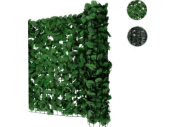 MCW Balkonsichtschutz|Balkonsichtschutz N77 300x150cm Blatt - 300x150cm Blatt Dunkel