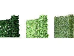 MCW Balkonsichtschutz|Balkonsichtschutz N77 300x150cm Blatt - 300x150cm Blatt Dunkel