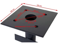 MCW Sonnenschirme|Bodenhülse A96 Ø 49mm für Schirme