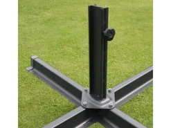 MCW Sonnenschirme|Doppel-Ampelschirm T44 Terracotta