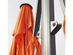 MCW Sonnenschirme|Doppel-Ampelschirm T44 Terracotta