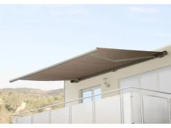 Elektrische Kassettenmarkise H124 5x3m Polyester*MCW Hot