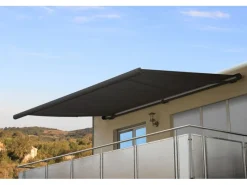 MCW Markisen|Elektrische Kassettenmarkise H27 6x3m Polyester Rahmen