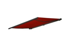 Elektrische Kassettenmarkise H124 5x3m Polyester Rahmen Anthrazit*MCW Outlet