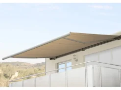 Elektrische Kassettenmarkise H124 5x3m Polyester*MCW