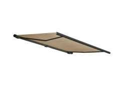 Elektrische Kassettenmarkise H27 6x3m Polyester Rahmen Anthrazit*MCW Discount