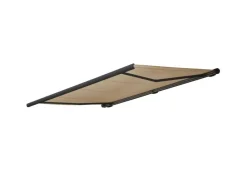 Elektrische Kassettenmarkise H124 5x3m Polyester Rahmen Anthrazit*MCW Hot