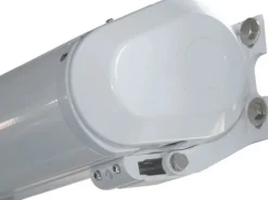 Elektrische Kassettenmarkise H122 4x3m Polyester Grau/Weiß*MCW Best