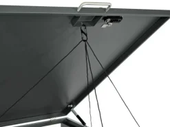 MCW Mülltonnenboxen|4er Mülltonnenverkleidung J82 Kirsche-Holzoptik Dunkelbraun 117x264x80cm