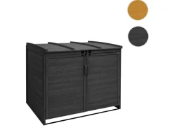 2er/4er Mülltonnenverkleidung H75b Anthrazit 138x138x105cm*MCW Best