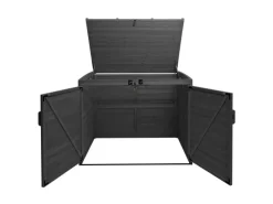 2er/4er Mülltonnenverkleidung H75b Anthrazit 138x138x105cm*MCW Best