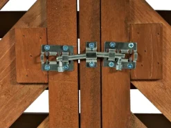 MCW Mülltonnenboxen|2er/4er Mülltonnenverkleidung J44 Braun 121x133x98cm