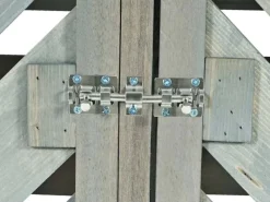 2er/4er Mülltonnenverkleidung J44 Grau 121x133x98cm*MCW New