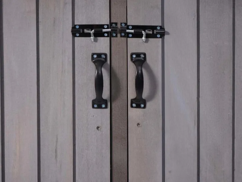 MCW Mülltonnenboxen|4er-/8er-Mülltonnenverkleidung H74 Anthrazit-Grau 126x316x98cm