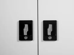 2er-Fahrradgarage H66 Fahrradbox Gerätehaus Fahrradunterstand Erweiterbar Abschließbar Metall*MCW Online