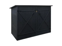 1er-Fahrradgarage H60 Fahrradbox Geräteschuppen Gerätehaus MVG Abschließbar 152x184x98cm*MCW Clearance