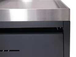 MCW Mülltonnenboxen|3er-Mülltonnenverkleidung H40 125x198x84cm Anthrazit