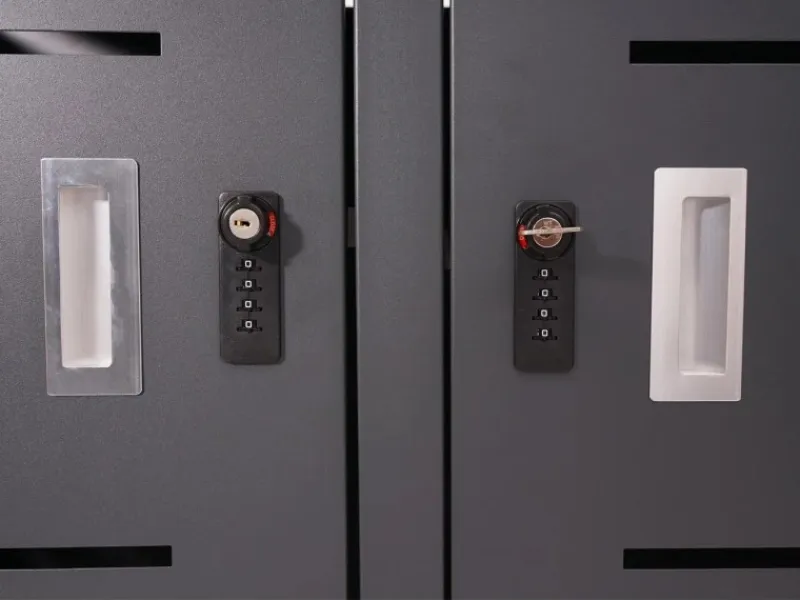 MCW Mülltonnenboxen|3er-Mülltonnenverkleidung H40 125x198x84cm Anthrazit