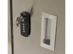 MCW Mülltonnenboxen|4er-Mülltonnenverkleidung E83 Edelstahl 99kg 117x263x80cm