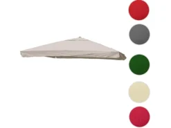 MCW Sonnenschirme|Ersatz-Bezug für Schirm A96 mit Flap 3,5x3,5m Creme-Grau