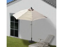 Ersatz-Bezug Sonnenschirm Halbrund Lorca Creme*MCW Hot