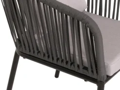 2er-Set Gartenstuhl N41 Kissen Hellgrau*MCW Hot