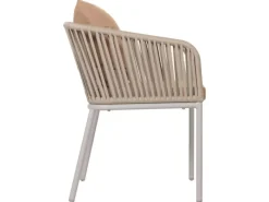 2er-Set Gartenstuhl N41 Kissen Taupe*MCW Clearance