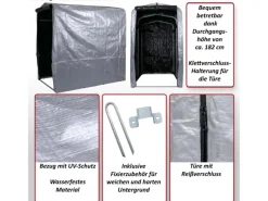 Fahrradgarage N61 201x121x201cm*MCW