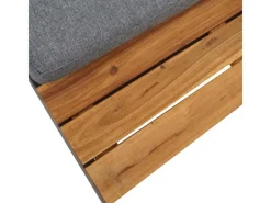 MCW Gartenmöbel-Sets|Garten Garnitur L27 3er-Set Dunkelgrau