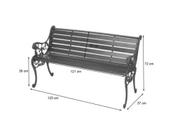 Gartenbank F98 2-Sitzer*MCW Hot