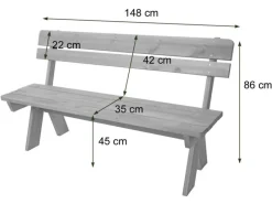 MCW Gartenbänke|Gartenbank L66